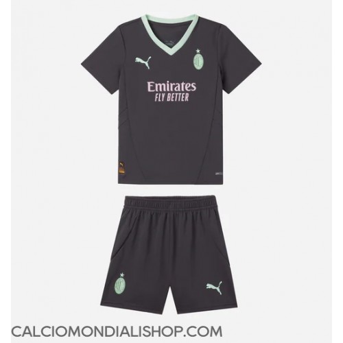 Maglie da calcio AC Milan Terza Maglia Bambino 2024-25 Manica Corta (+ Pantaloni corti)